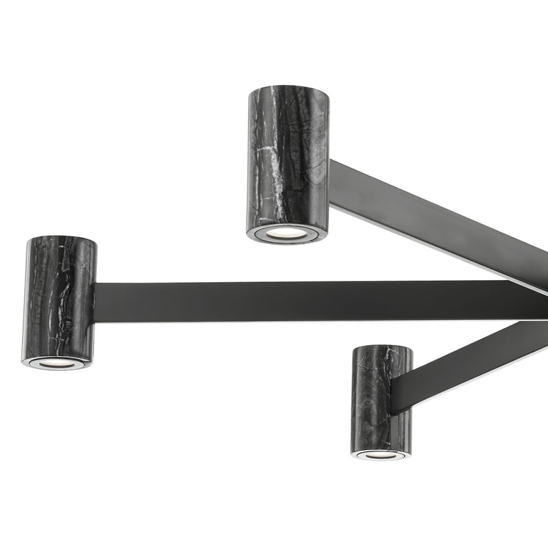 Predock Black Marble Ceiling Light - Hudson Valley Lighting