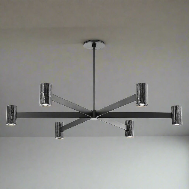 Predock Black Marble Ceiling Light - Hudson Valley Lighting