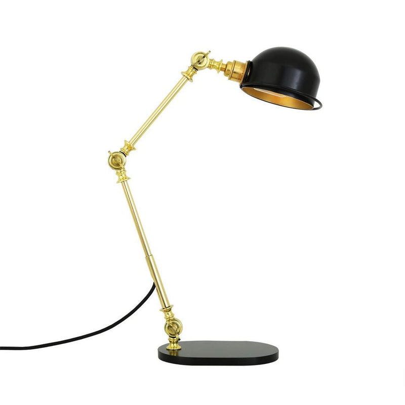 Puhos Adjustable Brass Desk Lamp - Mullan Lighting