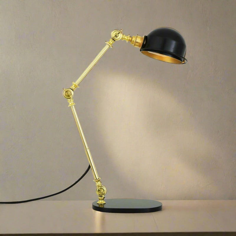 Puhos Adjustable Brass Desk Lamp - Mullan Lighting