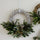 Rattan Round Wreath - White