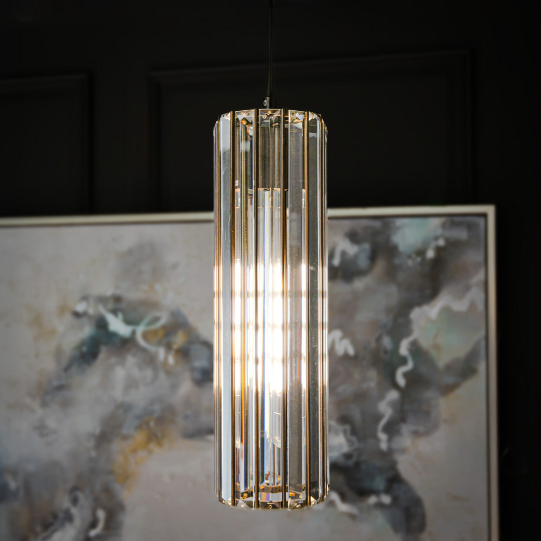 Reagan Dark Bronze Pendant Light - RV Astley