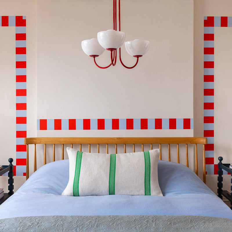 Red Dome Ceiling Light