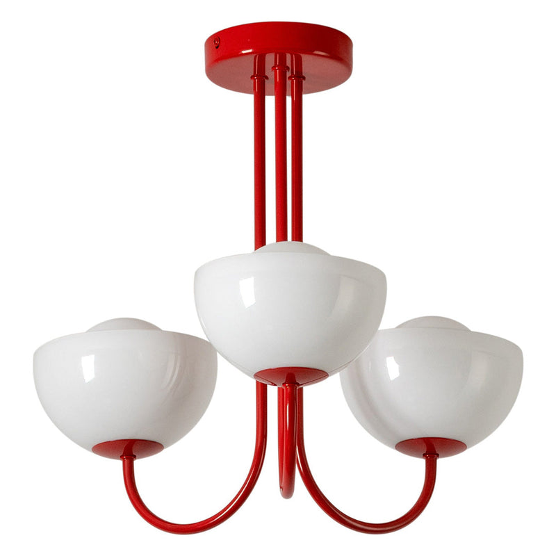 Red Dome Ceiling Light