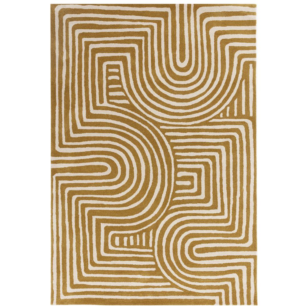 Reef Curve Rug - Ochre