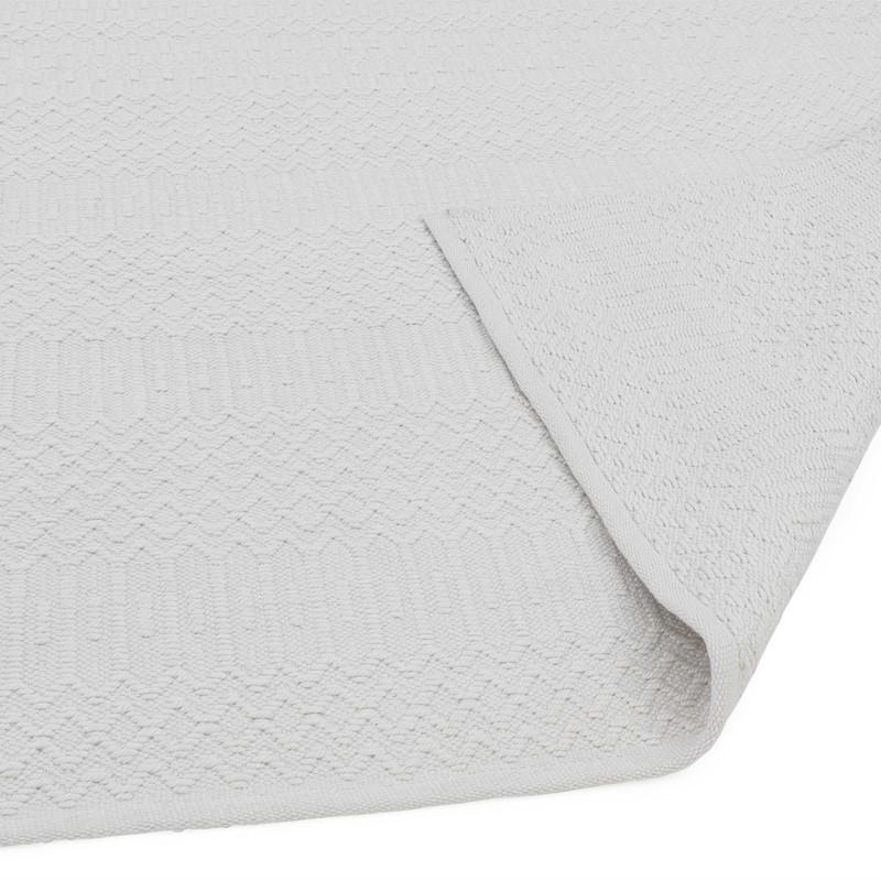 Reversible Geometric Outdoor Rug - Natural