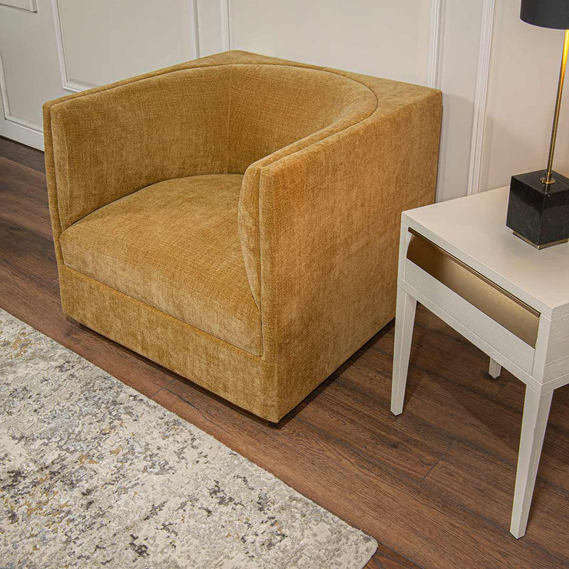 Richlin Chenille Straw Armchair - RV Astley