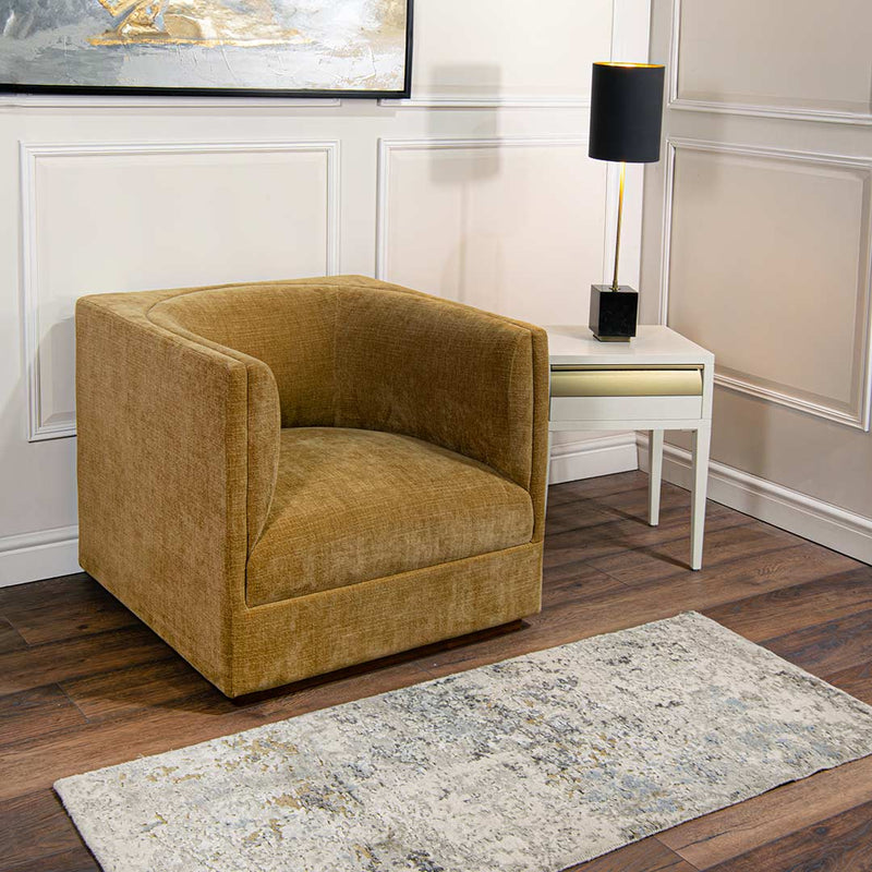Richlin Chenille Straw Armchair - RV Astley