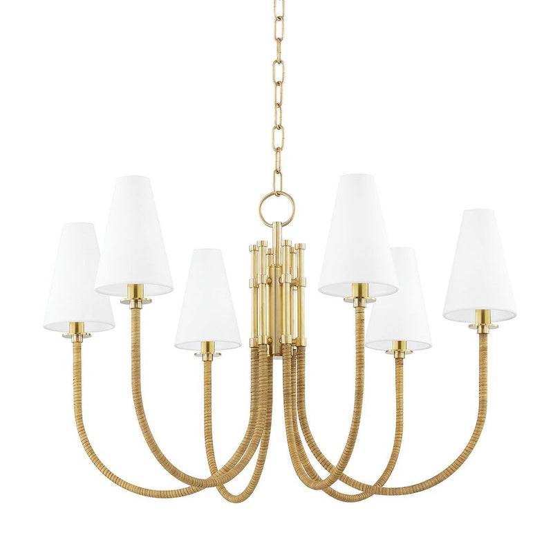Ripley Aged Brass Chandelier - Hudson Valley Lighting