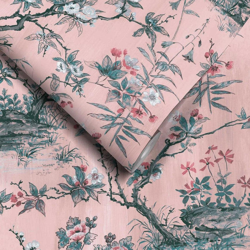 Rivington Wallpaper - Blush Pink