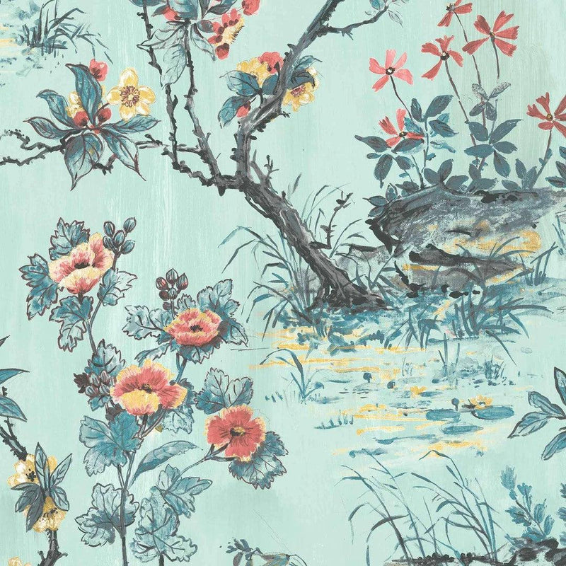 Rivington Wallpaper - Neo Mint