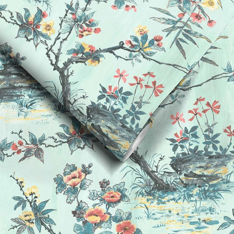 Rivington Wallpaper - Neo Mint