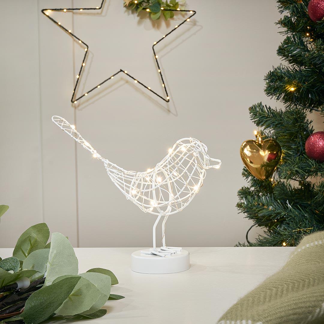 Robin Table Light Ornament
