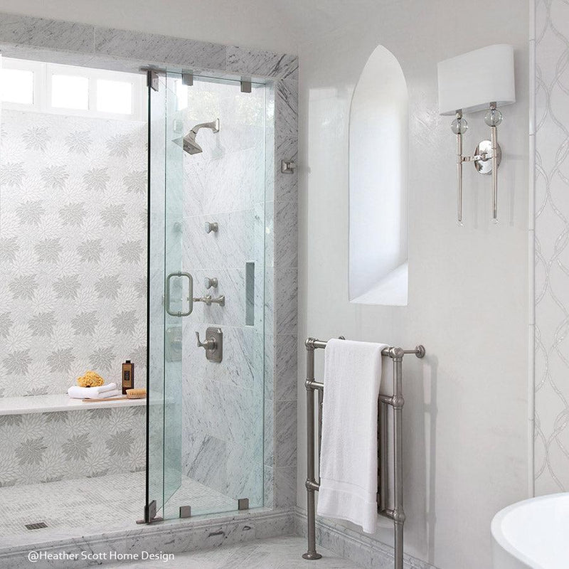 Rockland Double Wall Light - Nickel - Hudson Valley Lighting