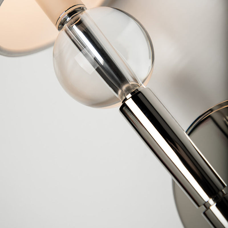 Rockland Double Wall Light - Nickel - Hudson Valley Lighting