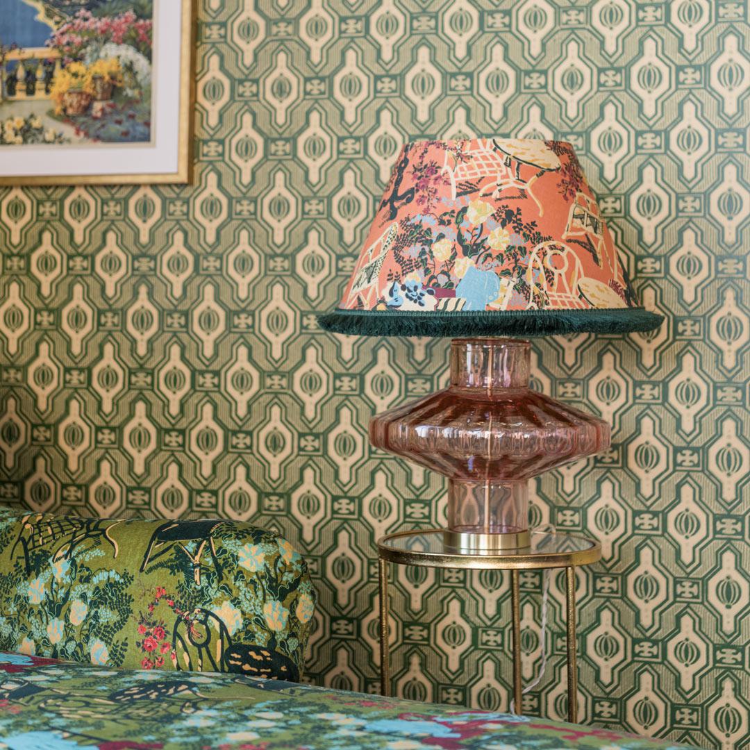 Rosebud Pink Table Lamp & La Brasseria Shade - MINDTHEGAP