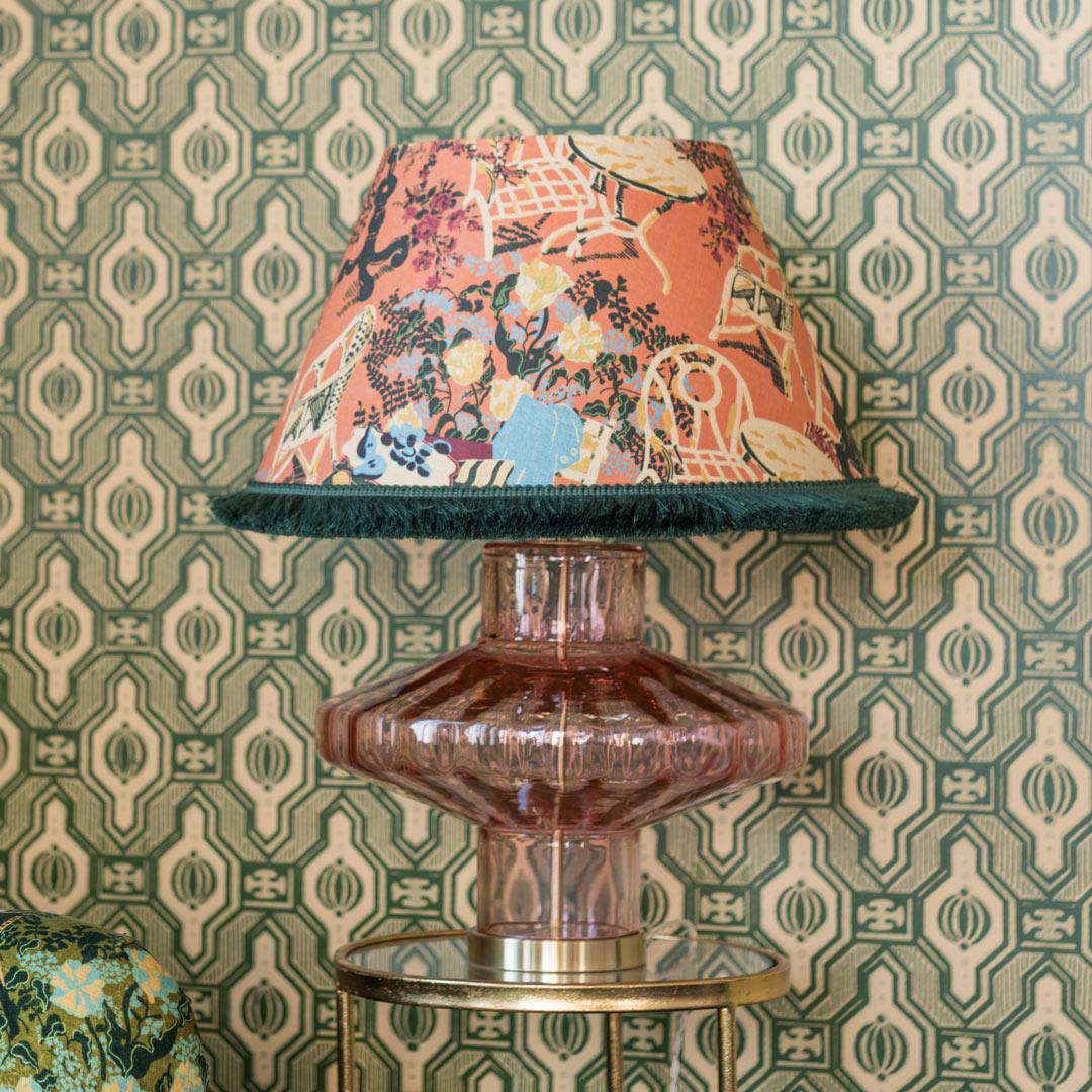 Rosebud Pink Table Lamp & La Brasseria Shade - MINDTHEGAP