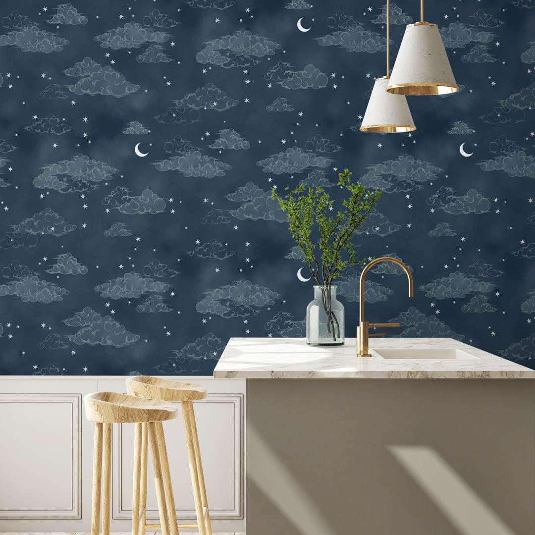 Starry Clouds Wallpaper - Brand Mckenzie