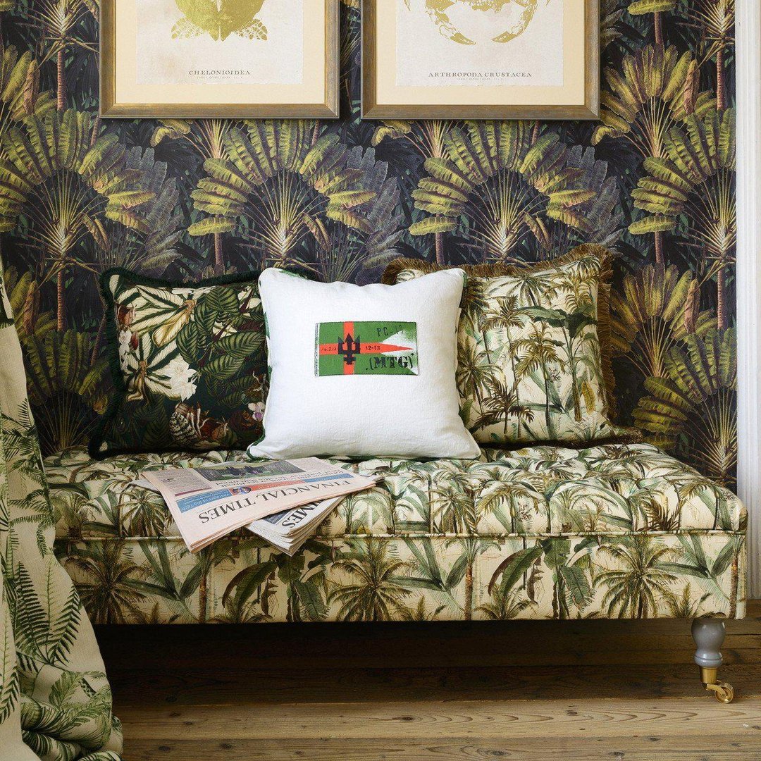 Saray Ottoman - The Jungle Linen - MINDTHEGAP