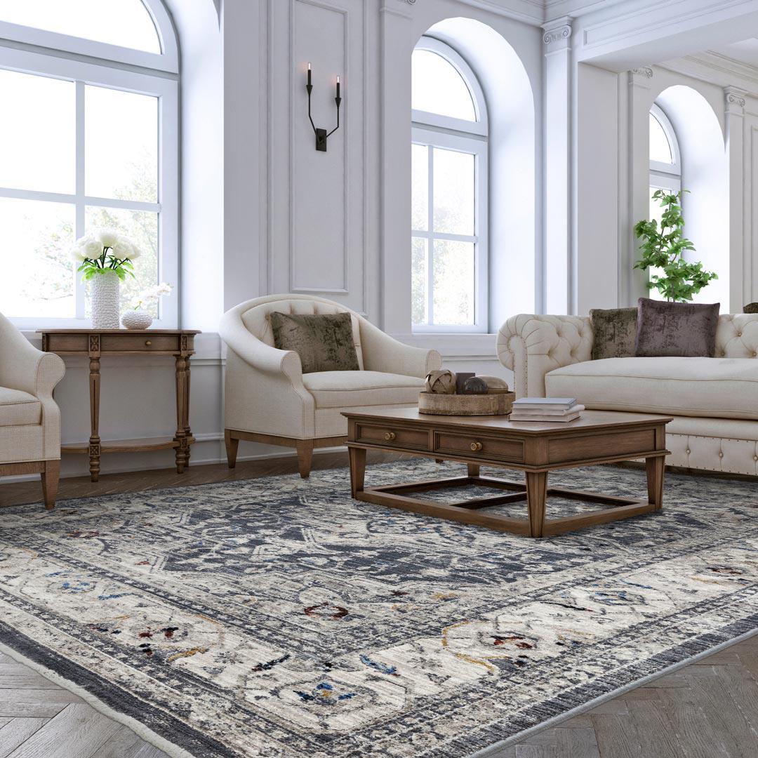 Sovereign Charcoal Persian Rug
