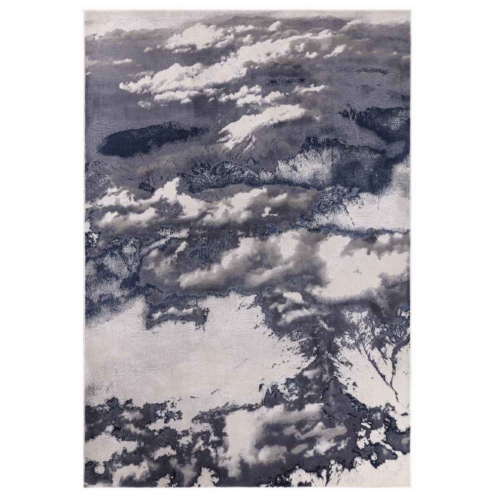 Storm High Shine Abstract Rug