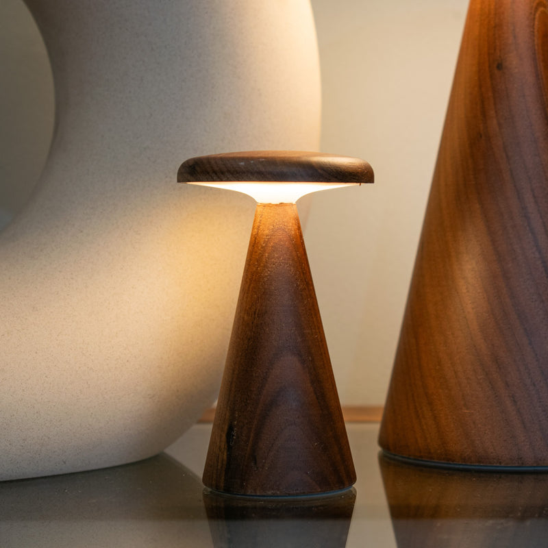 Sylvie Table Lamp - Walnut