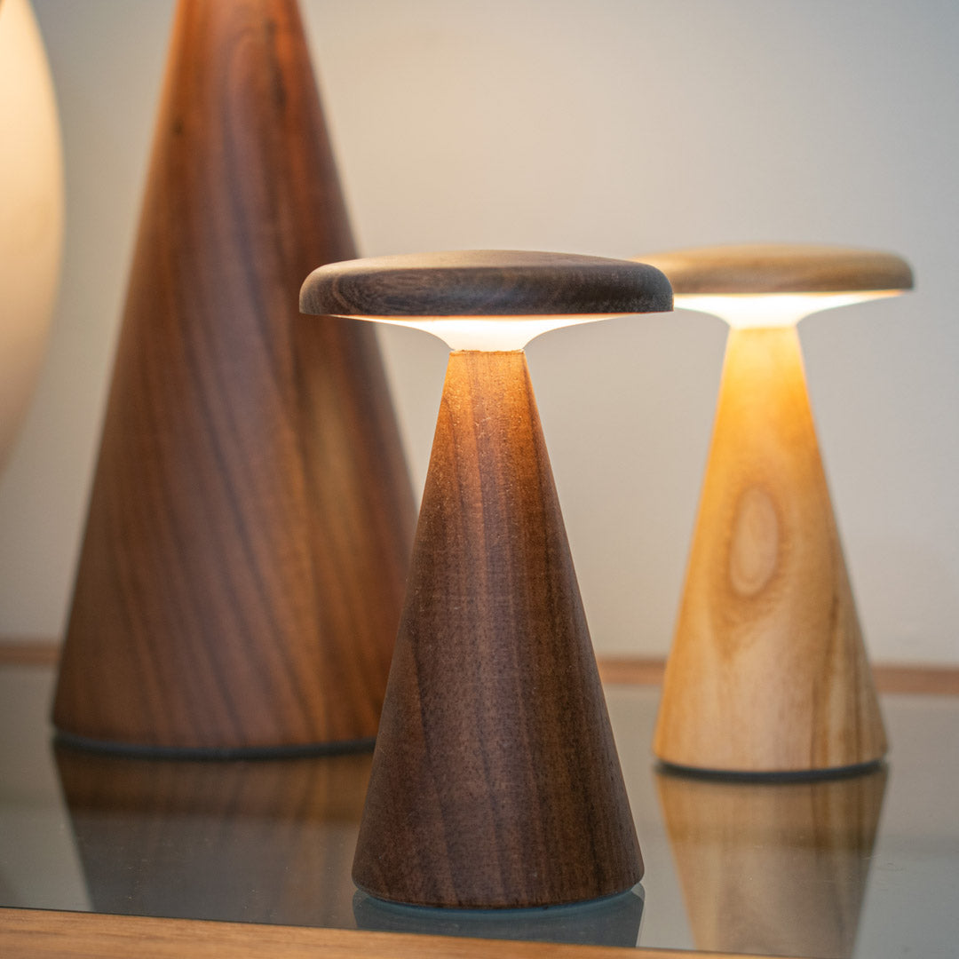 Sylvie Table Lamp - Walnut