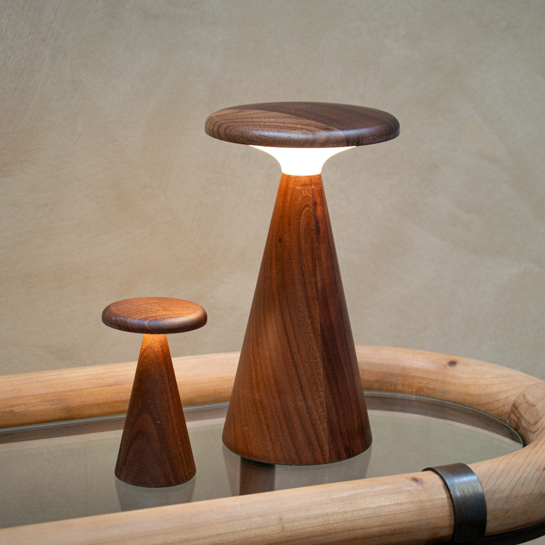 Sylvie Table Lamp - Walnut