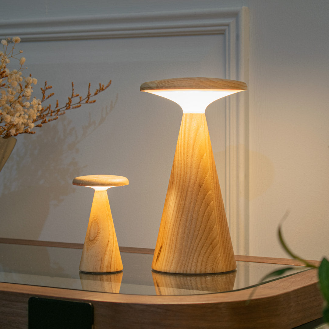 Sylvie Table Lamp - White Ash