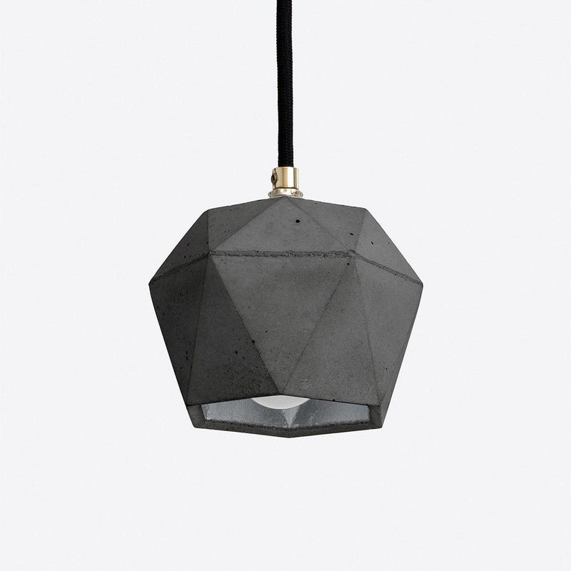 T2 Concrete Hexagon Light - Dark Grey - GANTlights