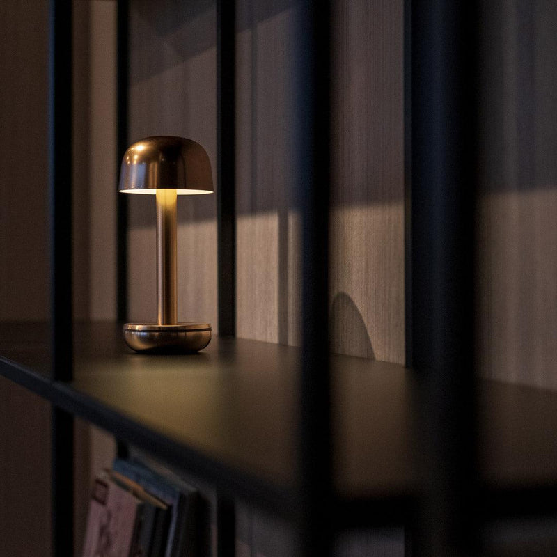 TWO Cordless Table Lamp- Gold
