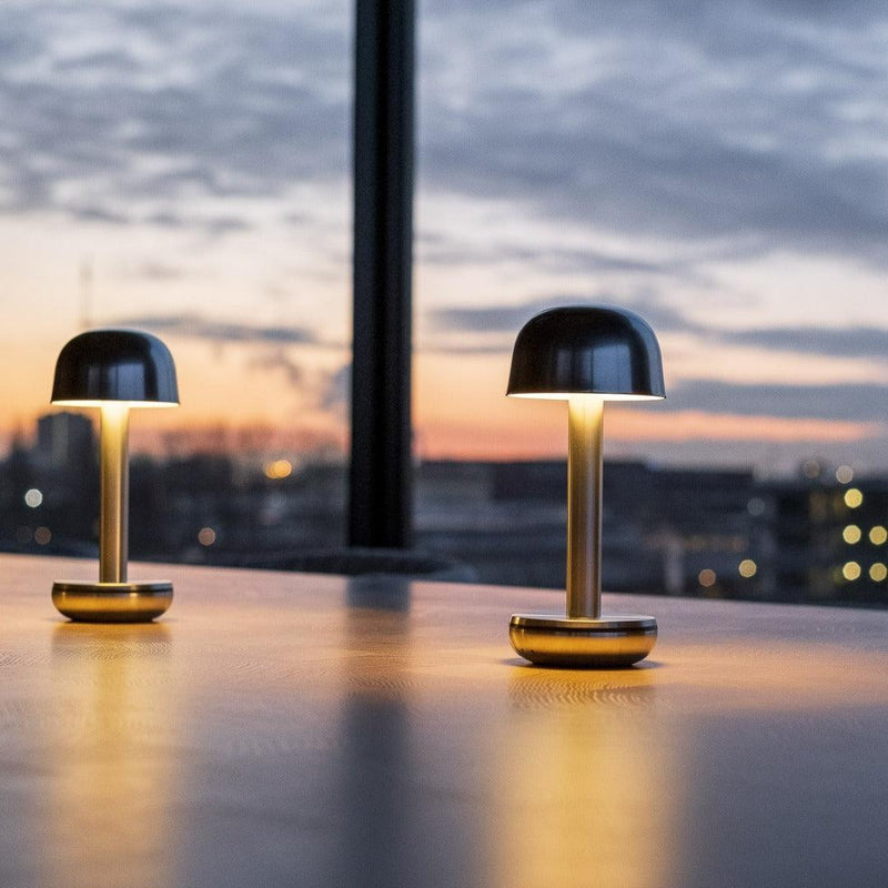 TWO Cordless Table Lamp- Silver