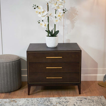 Thomas 3 Drawer Side Table - RV Astley