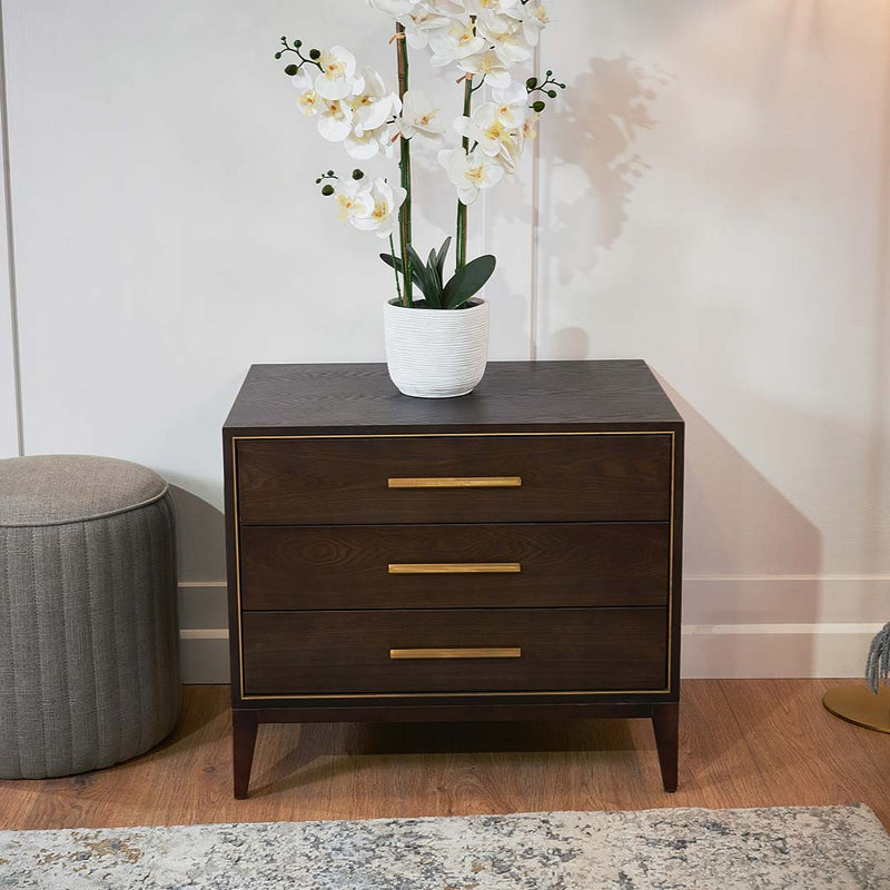 Thomas 3 Drawer Side Table - RV Astley