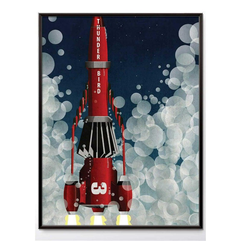 Thunderbird 3 Rocket Launch Print