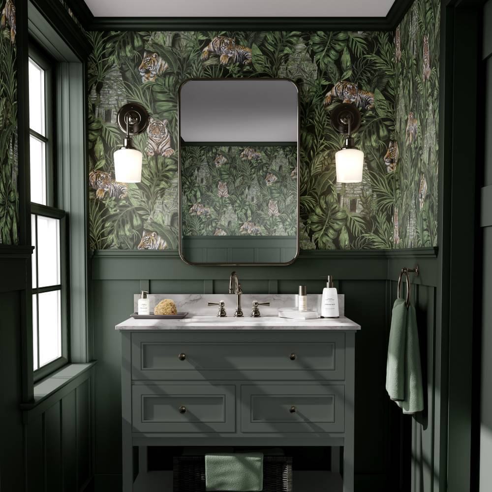 Tiger & Temple Wallpaper - Graduate Collection