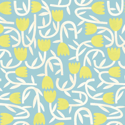 Tiny Tulip Wallpaper - Glasshouse Collection - Ohpopsi