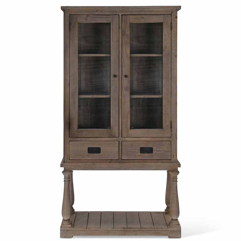 Topsham Pine & Glass Display Unit