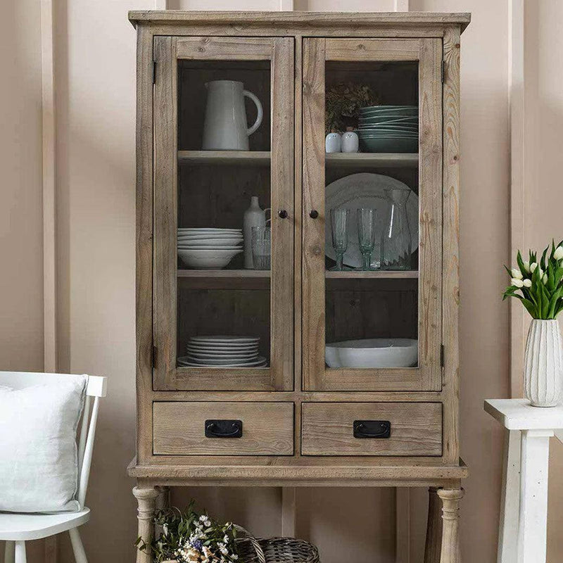 Topsham Pine & Glass Display Unit