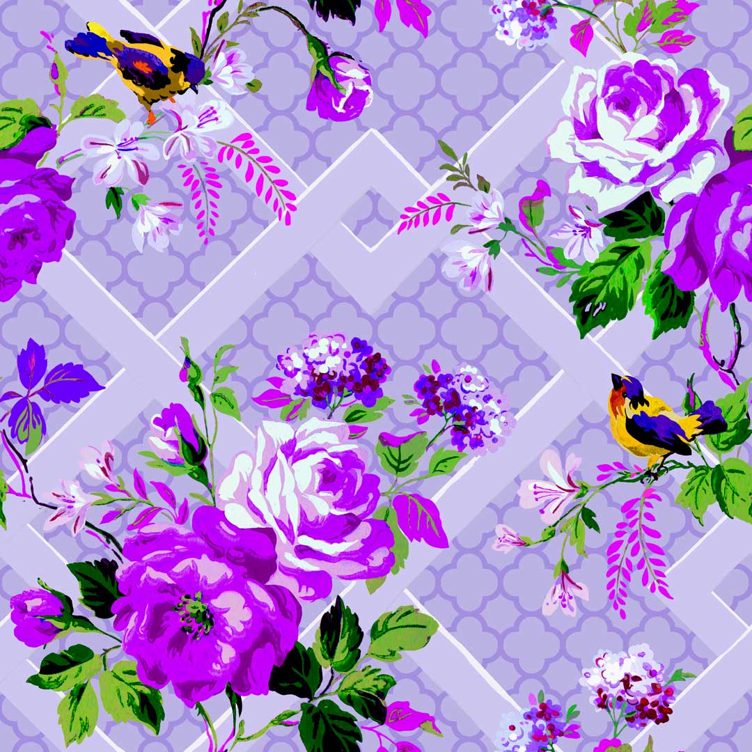 Trellis Garden Wallpaper