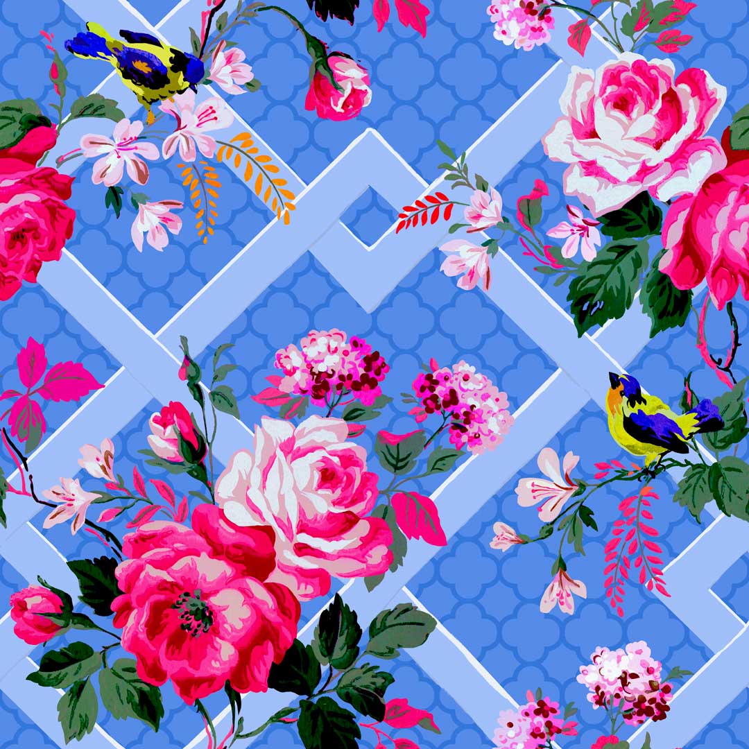 Trellis Garden Wallpaper