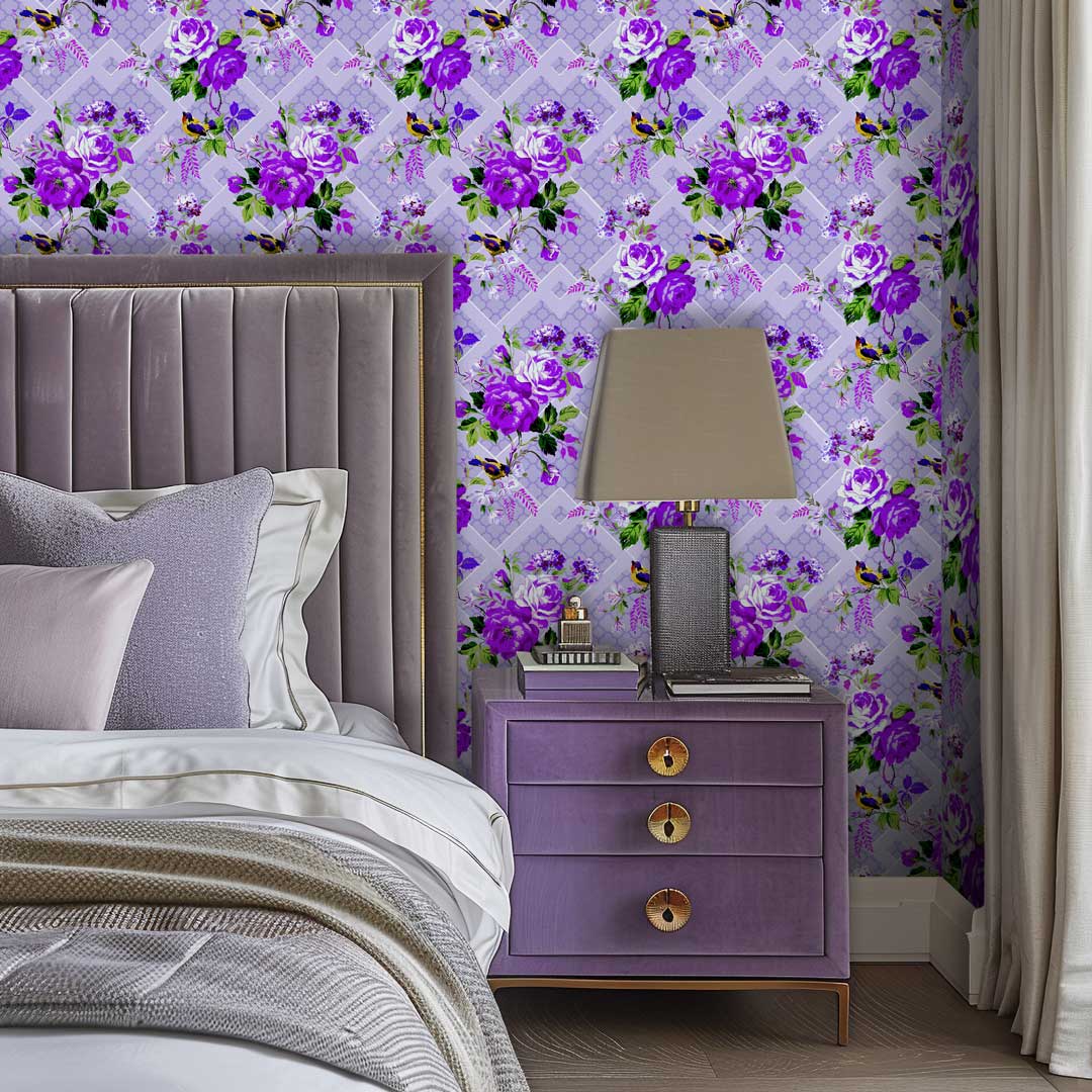 Trellis Garden Wallpaper