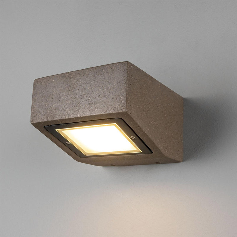Trieste Outdoor IP65 Concrete Wall Light