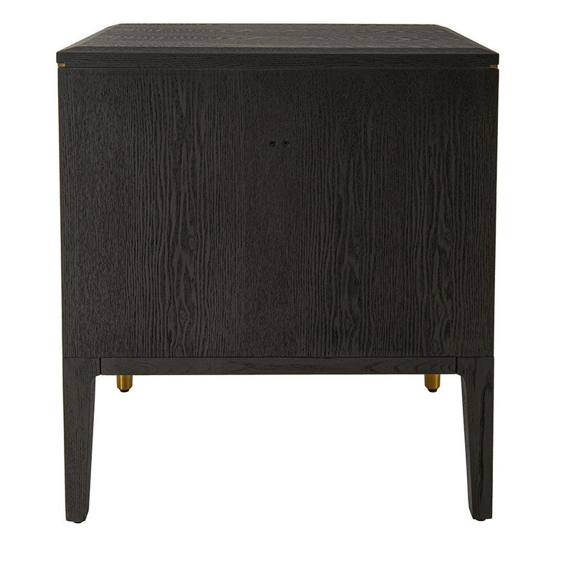 Vancent 2 Drawer Side Table - RV Astley