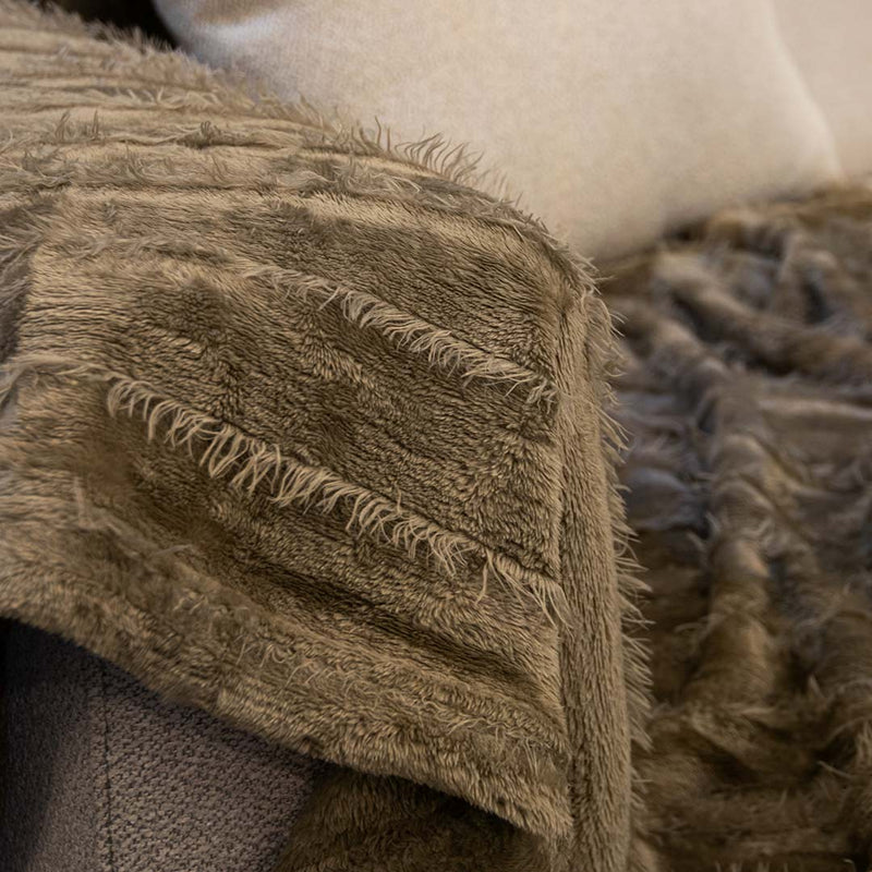 Valente Taupe Throw