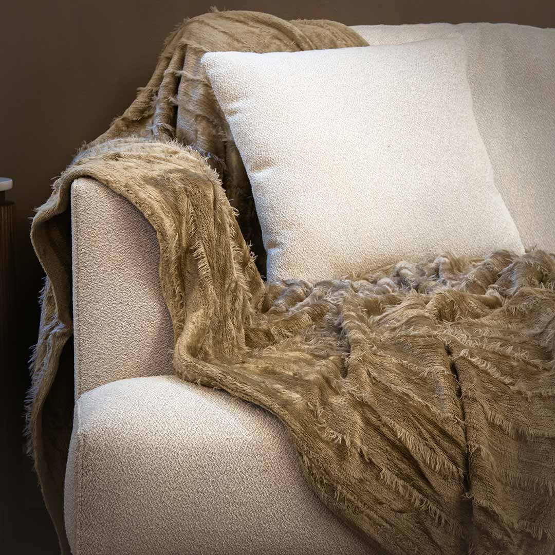 Valente Taupe Throw