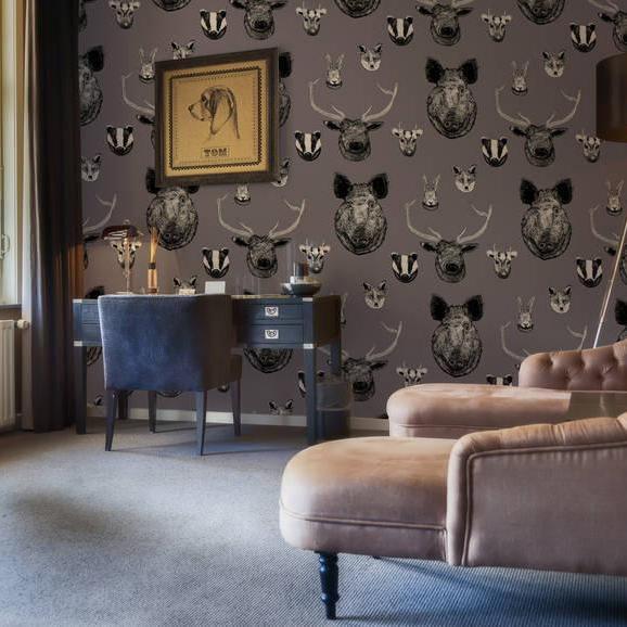 Vestige Wallpaper - Grey - Graduate Collection