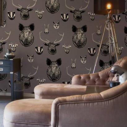 Vestige Wallpaper - Grey - Graduate Collection