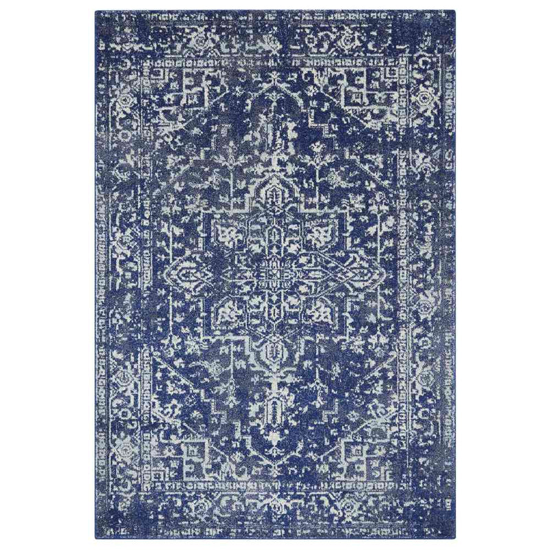 Vintage Persian Style Rug - Navy