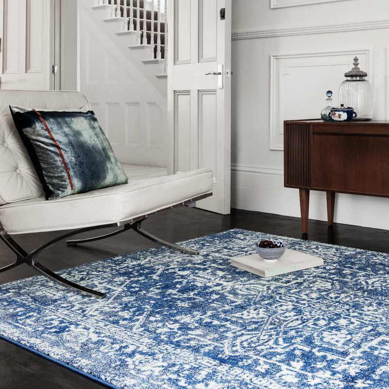 Vintage Persian Style Rug - Navy